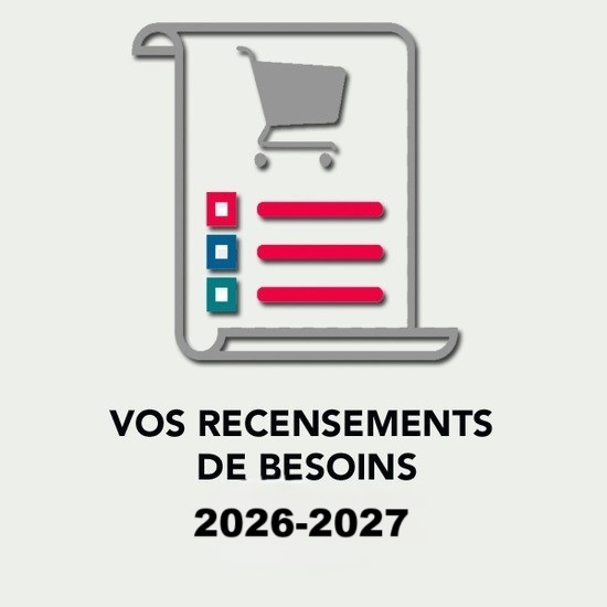 Cahiers de recensements 2026-2027